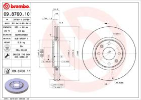 Brembo 09876010 - DISCOS